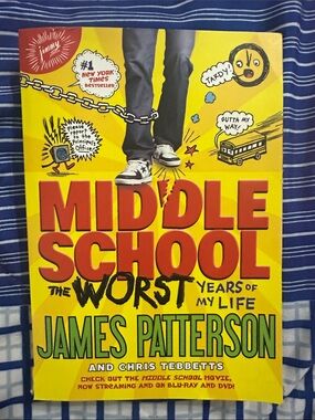 James Patterson Middle School The Worst Years of My Life - Yellow Cover